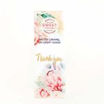 Salted Caramel Toffee on Crispy Wafer - "Thank You"