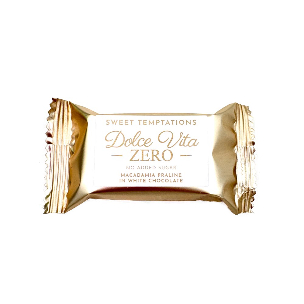 dolce vita wht_0002_IMG_1915 Macadamia Praline in White Chocolate (Zero Added Sugar) - Image 1